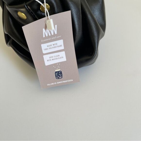 ๐ค Most Wanted Cloud Crossbody Bag โ Black, Non-Leather โ NWT - Picture 10 of 16